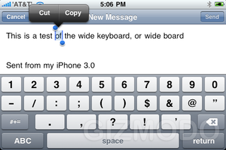 Illustration for article titled iPhone 3.0 Beta OS Impressions And Walkthrough Gallery